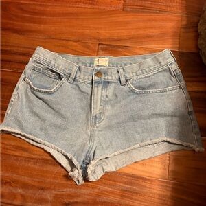 Honolua‎ Surf Co Denim Cutoff Shorts Size 30 | Y2K Distressed Light Wash